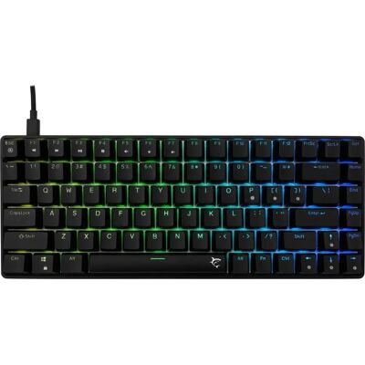 White Shark GK-005121-B/BL-US Mechanische Tastatur - Schwarz, Blau, 84 Tasten White Shark GK-005121-B/BL-US Mechanische Tastatur - Schwarz, Blau, 84 Tasten