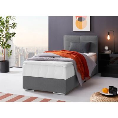 COTTA Tom Boxspringbett - 5-Zonen-Taschenfederkern, Grau COTTA Tom Boxspringbett - 5-Zonen-Taschenfederkern, Grau