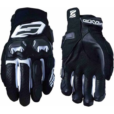 Five SF3 Motorradhandschuhe - Schwarz/Weiß - Sportlicher Schutz Five SF3 Motorradhandschuhe - Schwarz/Weiß - Sportlicher Schutz