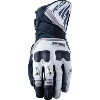 Guantes Five Tfx2 Wp Blanco / Marrón - Guantes de moto Guantes Five Tfx2 Wp Blanco / Marrón - Guantes de moto