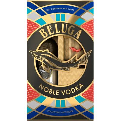 Beluga Noble 40% - 0,7l 40% en caja de regalo con highball Beluga Noble 40% - 0,7l 40% en caja de regalo con highball