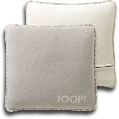 JOOP! Baumwoll-Doppelseiten-Kissenhülle - Ecru/Feder - 50x50cm JOOP! Baumwoll-Doppelseiten-Kissenhülle - Ecru/Feder - 50x50cm