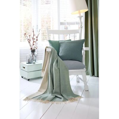 Biederlack Cashmere-Plaid - Wolle & Kaschmir, 130x170cm, Grün Biederlack Cashmere-Plaid - Wolle & Kaschmir, 130x170cm, Grün
