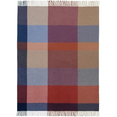 Plaid en cachemire Biederlack - Couleur et laine - Publicité Plaid en cachemire Biederlack - Couleur et laine - Publicité