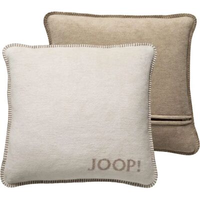 JOOP! Melange-Doubleface Kissenhülle - 50x50cm - Natur-Sand JOOP! Melange-Doubleface Kissenhülle - 50x50cm - Natur-Sand
