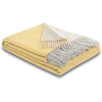 Biederlack Cashmere-Plaid - Woll-Mix Doubleface Decke - 130x170cm Biederlack Cashmere-Plaid - Woll-Mix Doubleface Decke - 130x170cm