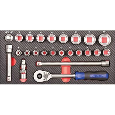 Projahn 1/2" Werkzeug-Set Einlage 24-Teilig Projahn 1/2" Werkzeug-Set Einlage 24-Teilig