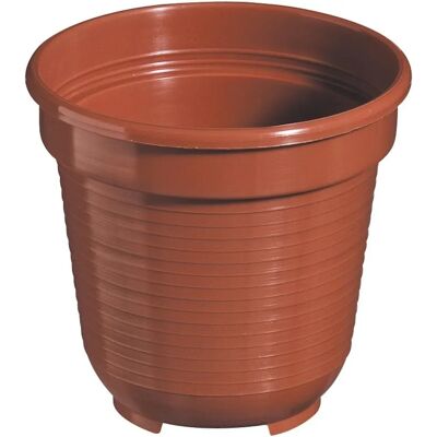 GELI Pot de fleurs 26cm Terracotta Lot de 10 - Publicité GELI Pot de fleurs 26cm Terracotta Lot de 10 - Publicité