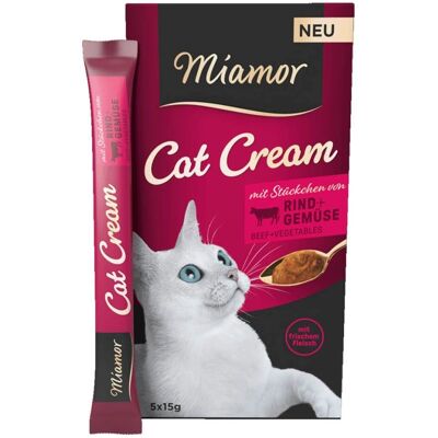 Miamor Cat Cream - Carne de res y verduras - Snack para gatos Miamor Cat Cream - Carne de res y verduras - Snack para gatos