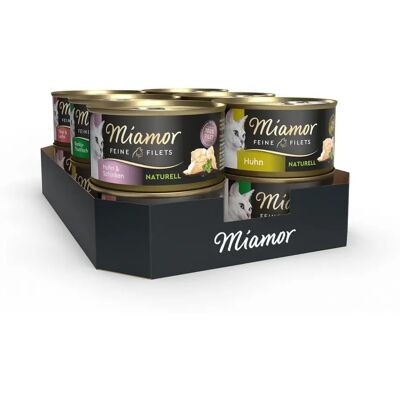 Miamor Katzennahrung - Fein Filets Natur Mix 12 x 80 g Miamor Katzennahrung - Fein Filets Natur Mix 12 x 80 g