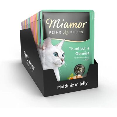 Miamor Marke Model - Feine Filets in Gelee - Katzenfutter Miamor Marke Model - Feine Filets in Gelee - Katzenfutter