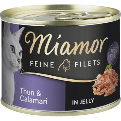 Karma dla kotów Miamor tuńczyk i kalmary - 185g Karma dla kotów Miamor tuńczyk i kalmary - 185g