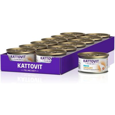 Kattovit Urinary - Unterstützt die Harnwegsgesundheit bei Katzen - 12x85g Kattovit Urinary - Unterstützt die Harnwegsgesundheit bei Katzen - 12x85g