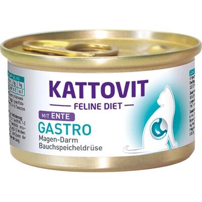 Comida para gatos Kattovit - Gastro Baja en grasa - 85g Comida para gatos Kattovit - Gastro Baja en grasa - 85g