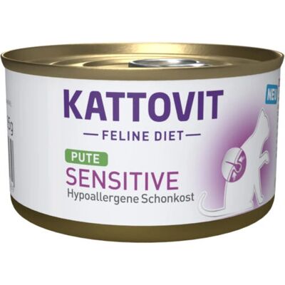 Alimento umido ipoallergenico per gatti Kattovit Sensitive - 85g Alimento umido ipoallergenico per gatti Kattovit Sensitive - 85g