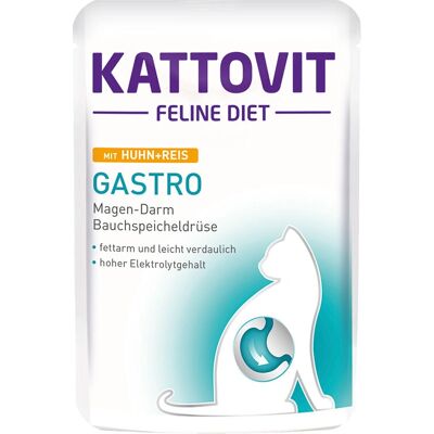 Kattovit - Model 4000158772343 - Gastro Pouches - Wet Cat Food Kattovit - Model 4000158772343 - Gastro Pouches - Wet Cat Food