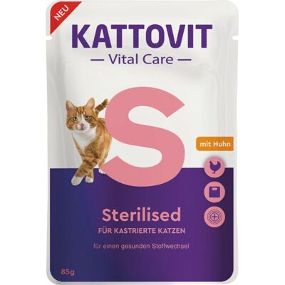 Kattovit Vital Care - Chicken - Complete Cat Food - 85g Kattovit Vital Care - Chicken - Complete Cat Food - 85g