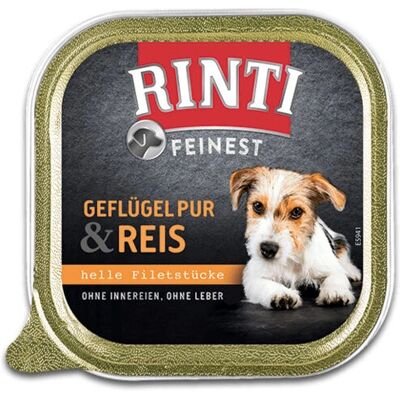 RINTI - 44707262 - Volaille Riz - 150 g - Dog food - Publicité RINTI - 44707262 - Volaille Riz - 150 g - Dog food - Publicité