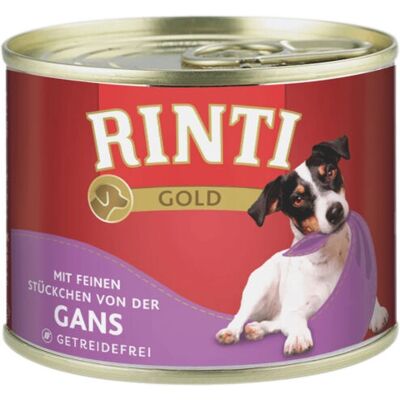 RINTI 91002 Feuchtes Futter für Hunde - Mini Gans 185g RINTI 91002 Feuchtes Futter für Hunde - Mini Gans 185g