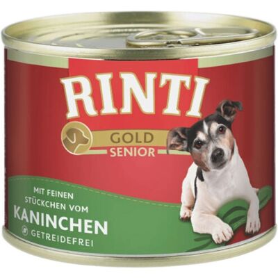 RINTI Gold Senior Królik - Wilgotne jedzenie dla starszych psów RINTI Gold Senior Królik - Wilgotne jedzenie dla starszych psów