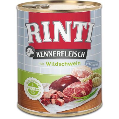 Hrana pentru Câini cu Mistreț RINTI - Bucăți de Carne Naturală - Adulți Hrana pentru Câini cu Mistreț RINTI - Bucăți de Carne Naturală - Adulți
