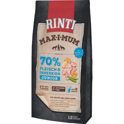 RINTI Max-i-Mum Junior Kyckling 2x12kg - Hundfoder RINTI Max-i-Mum Junior Kyckling 2x12kg - Hundfoder