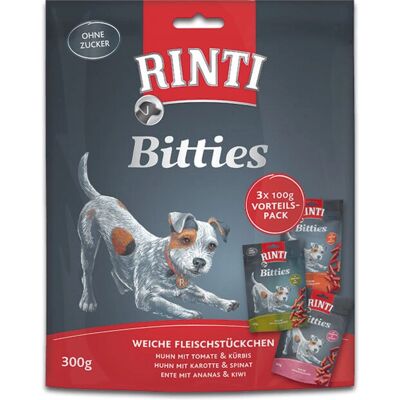 Rinti Hühner & Ente Leckerlis Mix - Weich, Natürlich, Fettarm Rinti Hühner & Ente Leckerlis Mix - Weich, Natürlich, Fettarm