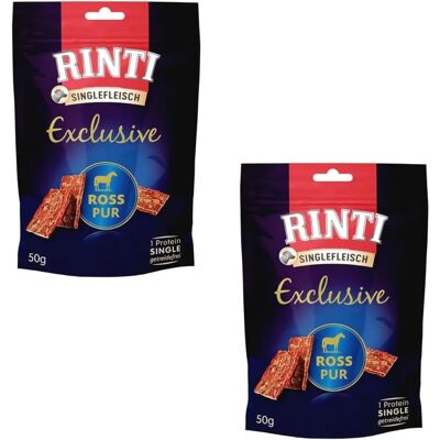 Przysmak Singlefleisch Exclusive Rinti - Koń, Jeleń, Struś - Smakołyk dla psa Przysmak Singlefleisch Exclusive Rinti - Koń, Jeleń, Struś - Smakołyk dla psa