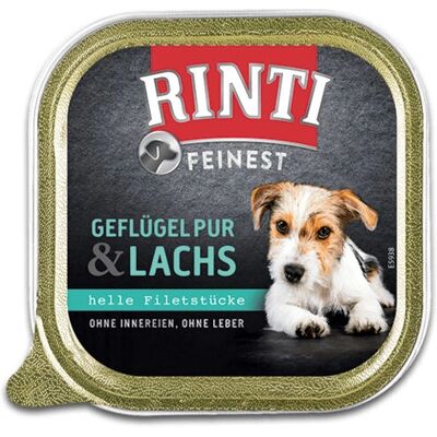 RINTI Feinest Geflügel Lachs Erwachsenenfutter RINTI Feinest Geflügel Lachs Erwachsenenfutter