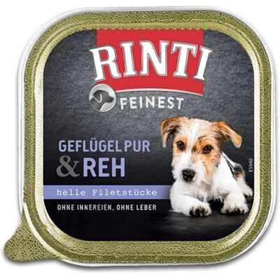 RINTI Geflügel Hirsch Hundefutter - Getreidefrei, 150g RINTI Geflügel Hirsch Hundefutter - Getreidefrei, 150g