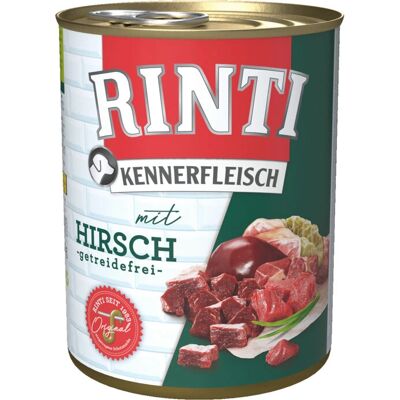 RINTI 92560 Hundmat - Naturligt kött & Hjort - 800g RINTI 92560 Hundmat - Naturligt kött & Hjort - 800g