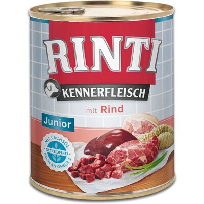 RINTI Kennerfleisch Junior Manzo - Cibo per cuccioli, 800 g RINTI Kennerfleisch Junior Manzo - Cibo per cuccioli, 800 g