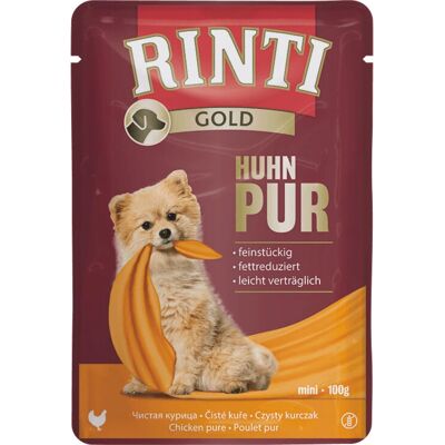 RINTI Gold Cibo umido per cani - Pollo, 10x100g RINTI Gold Cibo umido per cani - Pollo, 10x100g
