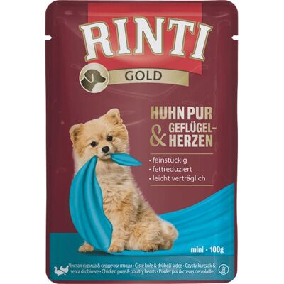 RINTI Gold Pollo & Cuori di Pollame Cibo Umido per Cani - Cibo per cani RINTI Gold Pollo & Cuori di Pollame Cibo Umido per Cani - Cibo per cani