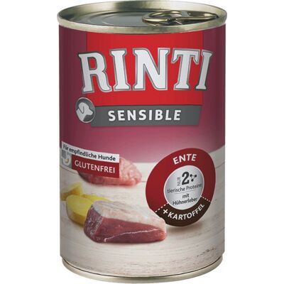 Nourriture humide pour chiens RINTI - Sensible Poulet & Pomme de Terre - 400g Nourriture humide pour chiens RINTI - Sensible Poulet & Pomme de Terre - 400g