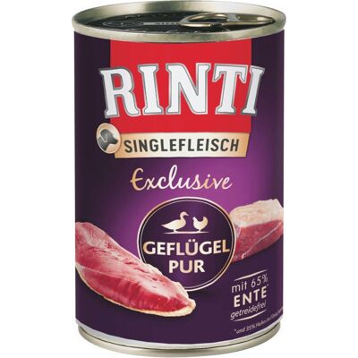 Hrana pentru câini RINTI - Pura de păsări pentru câini sensibili Hrana pentru câini RINTI - Pura de păsări pentru câini sensibili