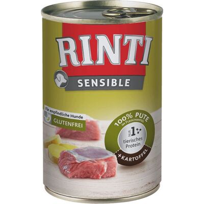 RINTI Truthahn Hundefutter - Sensibel Getreidefrei mit Kartoffel RINTI Truthahn Hundefutter - Sensibel Getreidefrei mit Kartoffel