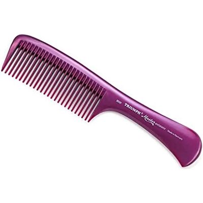 Hercules Sägemann Lilac Metallic Hair Comb - Fine Tooth for Hair Care Hercules Sägemann Lilac Metallic Hair Comb - Fine Tooth for Hair Care