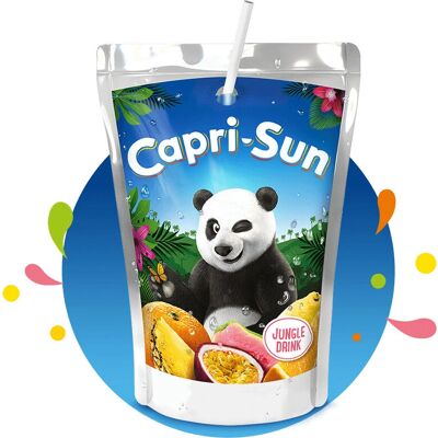 Capri Sun Jungle Drink - Frugtjuice - 10x200ml Capri Sun Jungle Drink - Frugtjuice - 10x200ml
