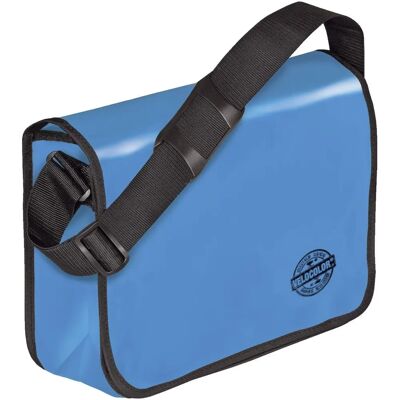 Veloflex Umhängetasche - LKW-Plane Hellblau - Handtasche, A4, Verstellbarer Gurt Veloflex Umhängetasche - LKW-Plane Hellblau - Handtasche, A4, Verstellbarer Gurt