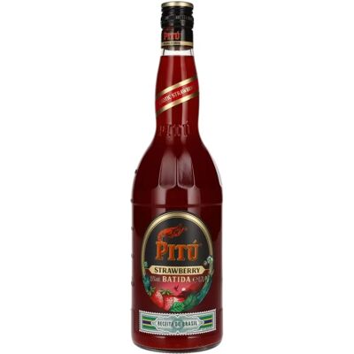 Pitú Aardbeien Batida - Cachaça Likeur - 70CL - 15% Pitú Aardbeien Batida - Cachaça Likeur - 70CL - 15%