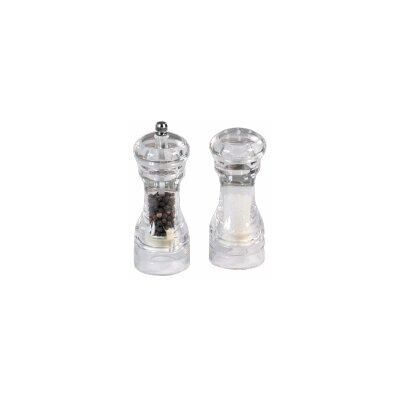 Kesper 13500 Transparente Gewürzmühle und Salzstreuer Set Kesper 13500 Transparente Gewürzmühle und Salzstreuer Set