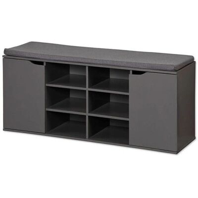 Kesper 15919 Schuhschrank - Grau, 2 Türen, 6 Fächer Kesper 15919 Schuhschrank - Grau, 2 Türen, 6 Fächer