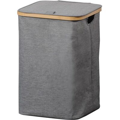 Kesper Bamboo Laundry Basket - Natural, Lightweight, Compact - Laundry Basket Kesper Bamboo Laundry Basket - Natural, Lightweight, Compact - Laundry Basket