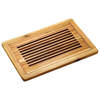 Kesper 28105 planche à découper de cuisine - Bois d'acacia, rectangulaire, avec bac à miettes Kesper 28105 planche à découper de cuisine - Bois d'acacia, rectangulaire, avec bac à miettes