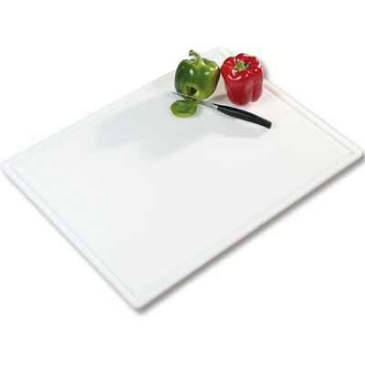 Kesper 30061 Planche à Découper de Cuisine - Blanc Plastique Rectangulaire Kesper 30061 Planche à Découper de Cuisine - Blanc Plastique Rectangulaire