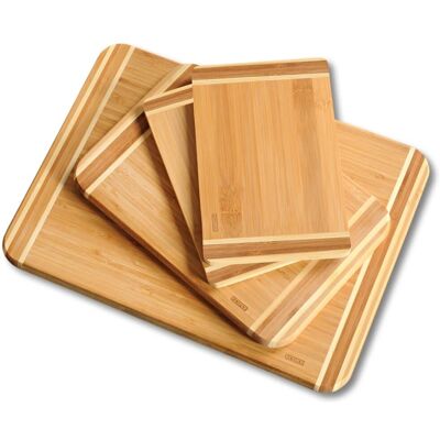 Kesper Bamboo Cutting Board Set - Natural, Versatile & Durable Kesper Bamboo Cutting Board Set - Natural, Versatile & Durable
