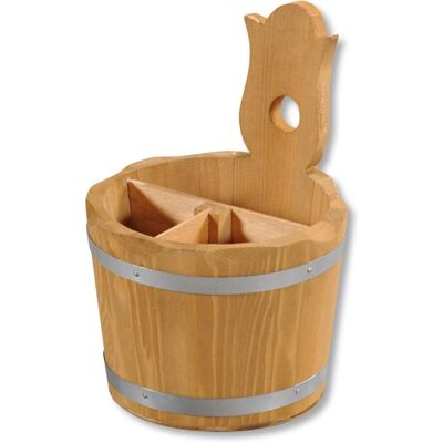 Kesper Kiefer piccolo - Supporto decorativo per posate e tovaglioli - Ø 14 cm Kesper Kiefer piccolo - Supporto decorativo per posate e tovaglioli - Ø 14 cm