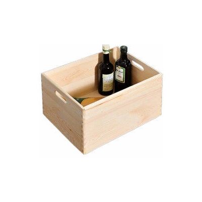 Kesper Boîte de rangement - Bois de pin rectangulaire - Naturel - Publicité Kesper Boîte de rangement - Bois de pin rectangulaire - Naturel - Publicité
