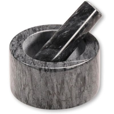 Mortier en marbre Kesper - Noir, 13x8cm - Cuisine & Maison Mortier en marbre Kesper - Noir, 13x8cm - Cuisine & Maison